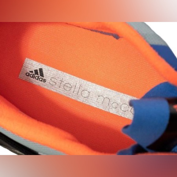 Adidas Stella McCartney Gray and Orange Trainers (No Box) - Picture 3 of 4